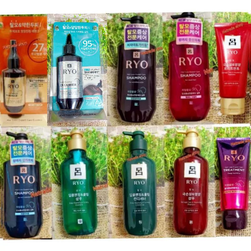 Ryo Hair loss Expert care Shampoo Ryo Deep Cleansing & Cooling shampoo 400ml