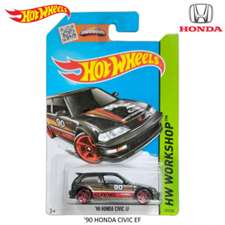 โมเดลรถเหล็ก Hotwheels ลิขสิทธิ์แท้ รุ่น 90 HONDA CIVIC EF