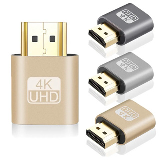 1Pcs VGA Virtual Display Adapter HDMI 1.4 DDC EDID Dummy เสียบปลั๊กการ์ดแผ่นล็อค