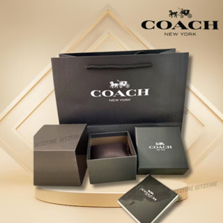 กล่องนาฬิกา Coach กล่อง Coach นาฬิกาข้อมือ อุปกรณ์เสริมสำหรับนาฬิกา โค้ช อุปกรณ์ กล่อง ถุง ป้าย การ์ด สินค้ามีพร้อมส่ง