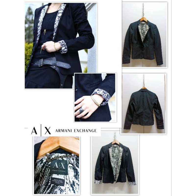 176.A/X_A R M A N I_E X C H A N G E   เสื้อสูทผู้หญิงแบรนด์เนมมือสอง