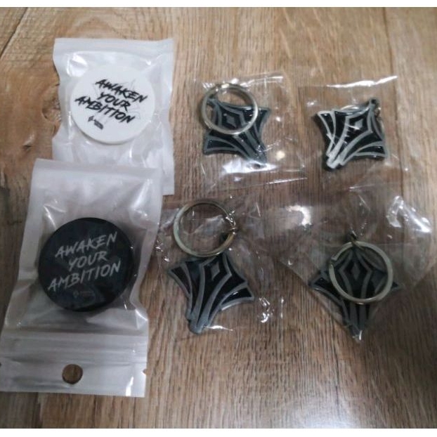 rov พวงกุญแจเหล็กจากงาน garena aic 2019