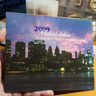 🔥 ชุดเหรียญอเมริกา ปี 2009/ มิ้นท์ Philadelphia/ ครบชุด 18 เหรียญ