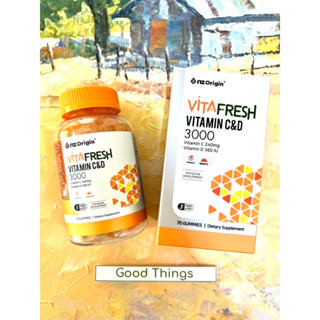 Vita Fresh Vitamin C&amp;D Gummy 70 กัมมี่ ✅พร้อมส่งในไทย + ส่งฟรี!!!