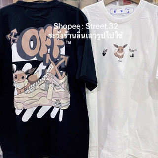 Street.32 เสื้อยืดแขนสั้น สกรีนลาย Off Wh… jordan4 งานไทยคุณภาพดี ถ่ายจากรูปสินค้าจริง