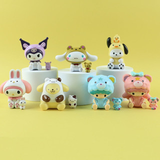 โมเดลตัวการ์ตูน sanrio ซานริโอ้ เซ็ต 7 ตัว