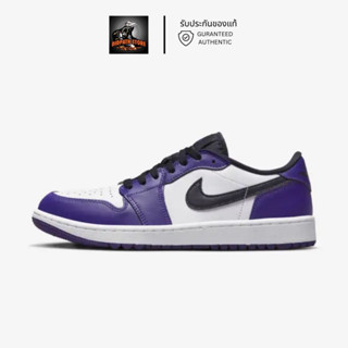 รับประกันของแท้ ✅ รองเท้าไนกี้  NIKE AIR JORDAN 1 LOW GOLF "COURT PURPLE" (DD9315 105)