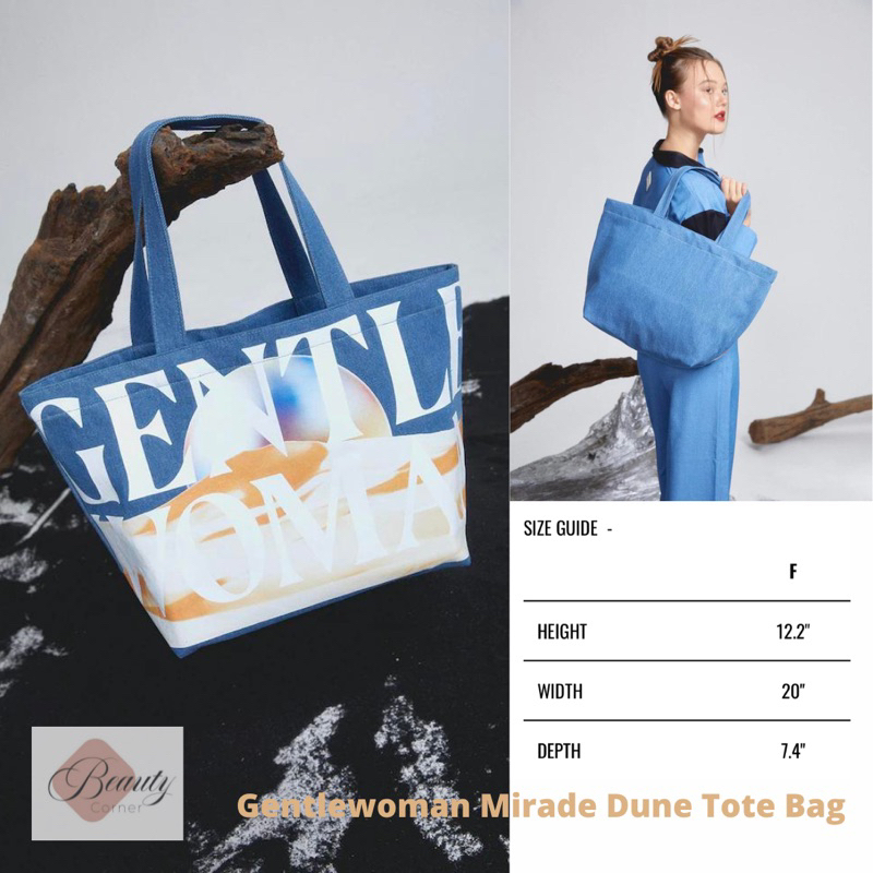 [พร้อมส่ง] กระเป๋า Gentlewoman Mirade Dune Tote Bag