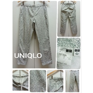 🩶UNIQL0 กางเกงเลกกิ้งพิมพ์ลาย(Paisley) 🩶Size L