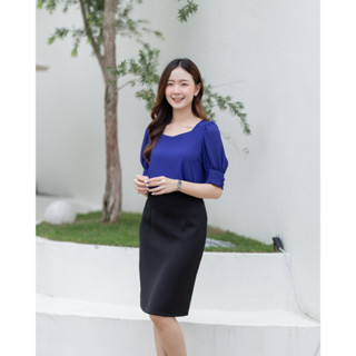 พร้อมส่ง (s36/M40) [Clara] สื้อชีฟองแขนสั้น ทรงคอเหลี่ยม รุ่นนี้ขายดีมากๆ งานไปไว