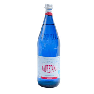 🌟พร้อมส่ง🌟Lauretana Sparkling Blue Glass 1000 ml. 12 bottle เลาว์เรตาน่า น้ำแร่มีฟอง ขวดฟ้า 1000 มล. 12 ขวด