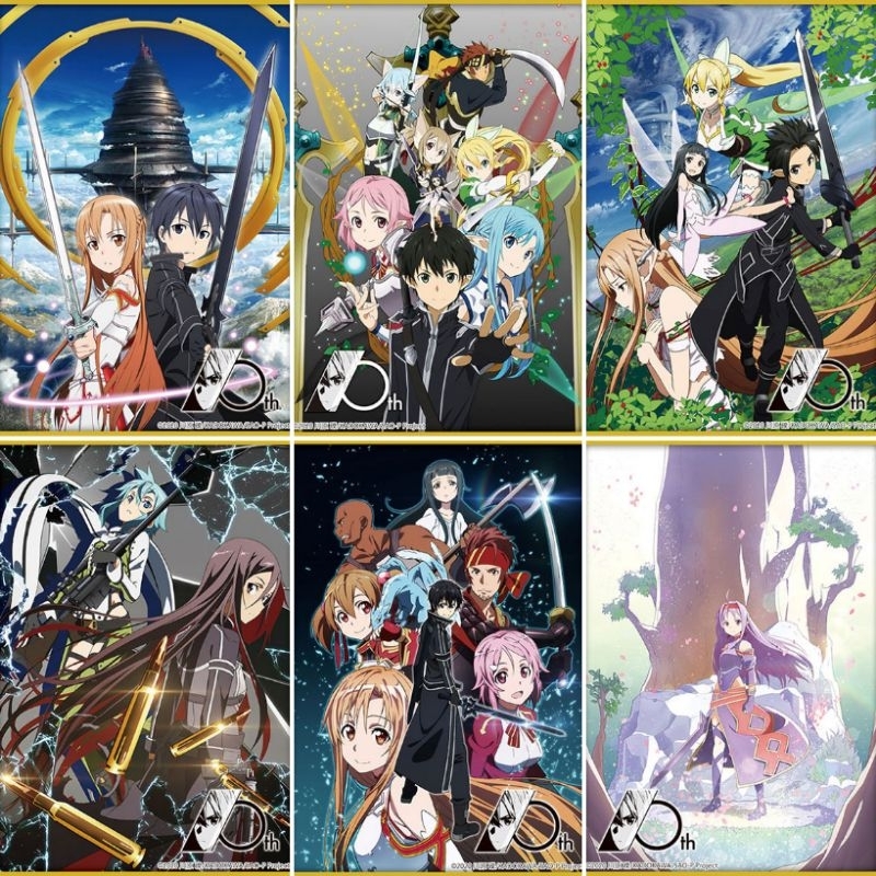 Bushiroad Sleeve Collection High Grade Sword Art Online 10th Anniversary " Asuna / Kirito " สลีฟบูชิโร้ด ซองใส่การ์ด