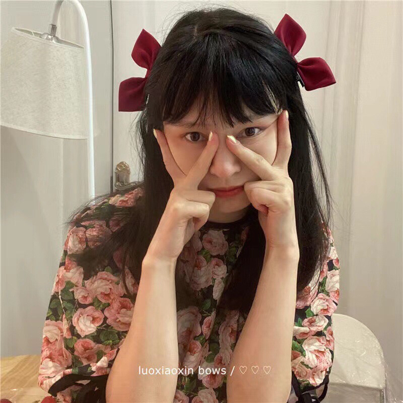 🎀พร้อมส่งจากไทย🎀B-03กิ๊บโบว์คู่จีซู jisoo ผ้ากำมะหยี่อย่างดี 1 คู่ 2ชิ้น/เซท กิ๊บโบว์ โบว์ติดผม