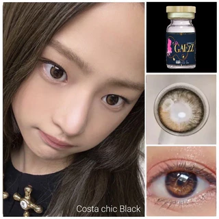 คอนแทคเลนส์ Costa Chic Black / Choco - Gaezz Secret ขนาดมินิสีดำ/สีช็อคโก้ มีสายตาถึง -10.00
