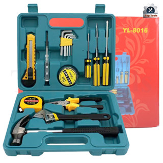 MOLITA TOOLS เครื่องมือช่าง อุปกรณ์ช่าง ประแจ ชุดเครื่องมือช่างอเนกประสงค์ จำนวน 16 ชิ้น