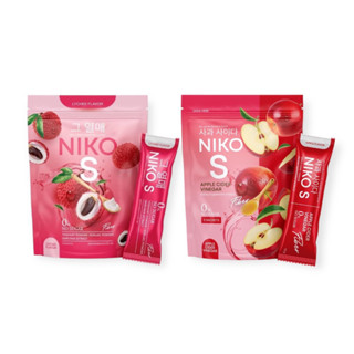 (ราคา1ห่อ)Niko S Fiber/Apple Cider นิโกะ เอส ไฟเบอร์/แอปเปิ้ลไซเดอร์ คุมหิว ลดพุง (1 ห่อ มี 5ซอง)