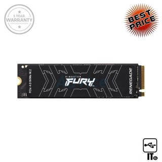 1 TB SSD M.2 PCIe 4.0 KINGSTON FURY RENEGADE (SFYRS/1000G) NVMe ฮาร์ดดิส ฮาร์ดดิสก์ ประกัน 5Y