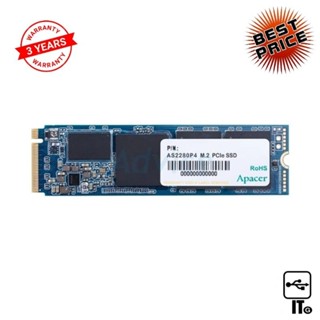 512 GB SSD M.2 PCIe APACER AS2280 (AP512GAS2280P4-1) NVMe ฮาร์ดดิส ฮาร์ดดิสก์ ฮาร์ดดิสก์ ประกัน 3Y