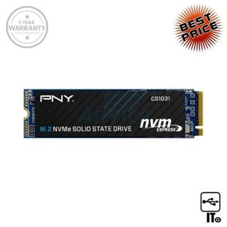 256 GB SSD M.2 PCIe PNY CS1031 (M280CS1031-256-CL) NVMe ฮาร์ดดิส ฮาร์ดดิสก์ ประกัน 5Y