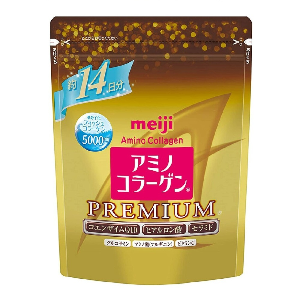 Meiji Amino Collagen+ CoQ10 &amp; Rich Extract แบบ 14 วัน