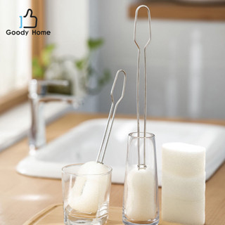 Goody Home  แปรงขัดฟองน้ำมีด้ามจับสแตนเลส U304  สามารถเปลี่ย…