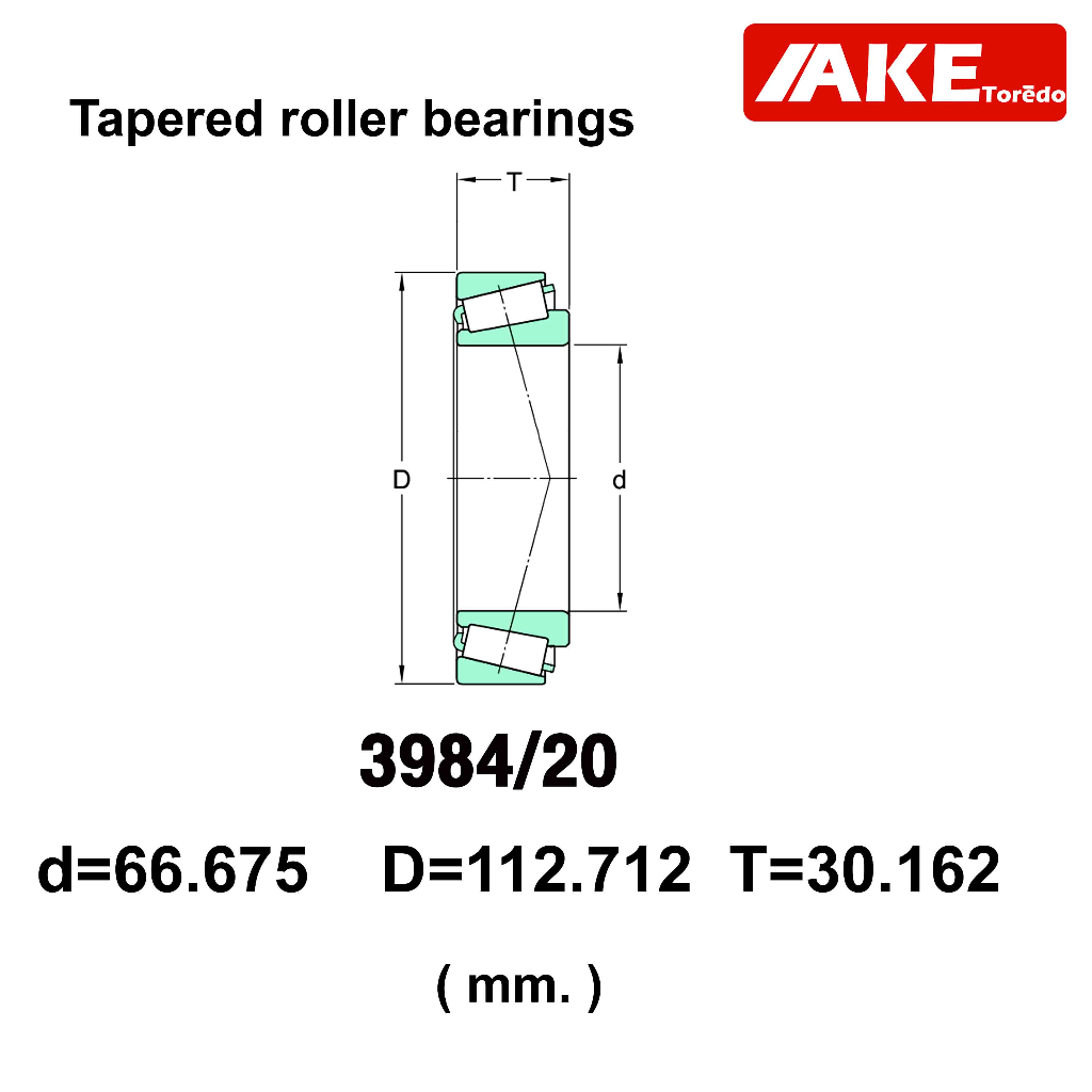 25580/20 , 2788/20 , 3780/20 , 3984/20 , 3379/20 , 15578/20 , 387/382 ตลับลูกปืนเม็ดเรียว TAPERED ROLLER BEARING - รูปที่ 4