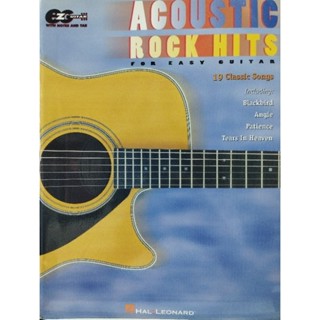 ACOUSTIC ROCK HITS FOR EASY GUITAR /073999020021