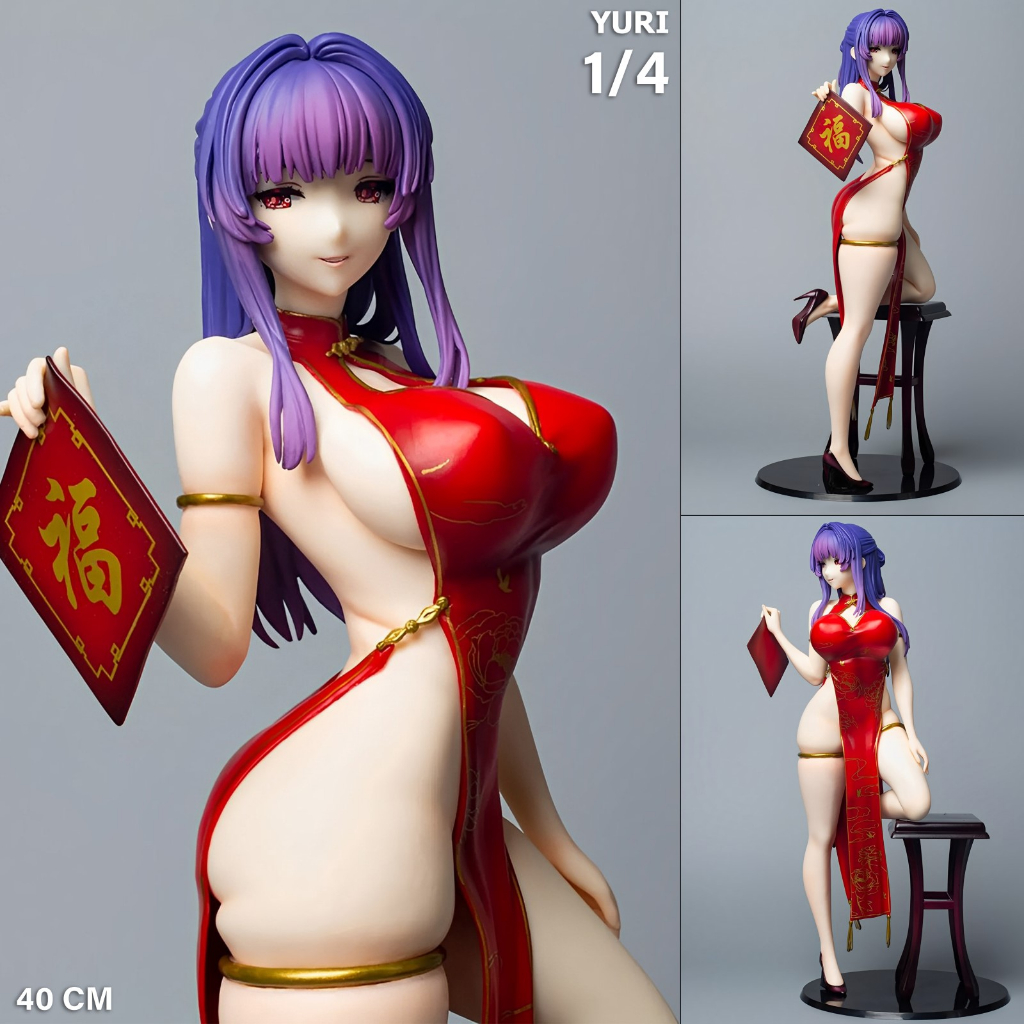 Figure BINDing Moehime Union สหภาพโมเอฮิเมะ Yuri Chan ยูริ จัง 1/4 สูง 40 cm ชุดจีน China Dress SkyT