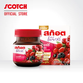 Scotch สก๊อต กิ๊ฟบ็อกซ์ 02 สก๊อตเพียวเร่เบอร์รี่ สูตรใหม่ เพิ่มยังเบอร์รี่ ขนาด 40 มล. จำนวน 6 ขวด (X1 แพ็ก)