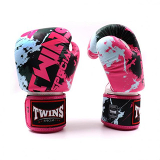 Twins special Fancy Boxing Gloves FBGVL3-61 (8,10,12,14,16 oz.) Genuine leather Sparring MMA K1 นวมซ้อมชกทวินส์