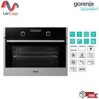 [0% 10 เดือน] (Gorenje) เตาอบไมโครเวฟ รุ่น BCM547S12X