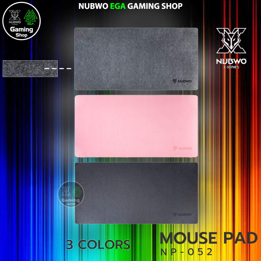 🎮 GAMING NUBWO NP-052 MOUSE PAD แผ่นรองเมาส์แบบผ้า แผ่นรองเมาส์ยาว ขนาด 800X400มม. หนา 4 มม. ของแท้ #NP052