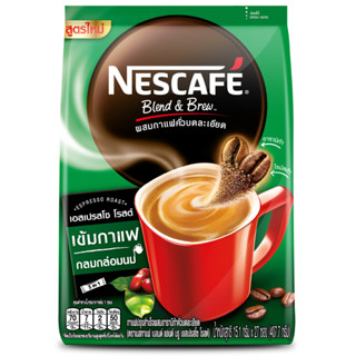 เนสกาแฟเบลนด์แอนด์บรูเอสเปรสโซโรสต์กาแฟปรุงสำเร็จชนิดผง 15.1กรัม แพค 27ซอง[8850127004410]