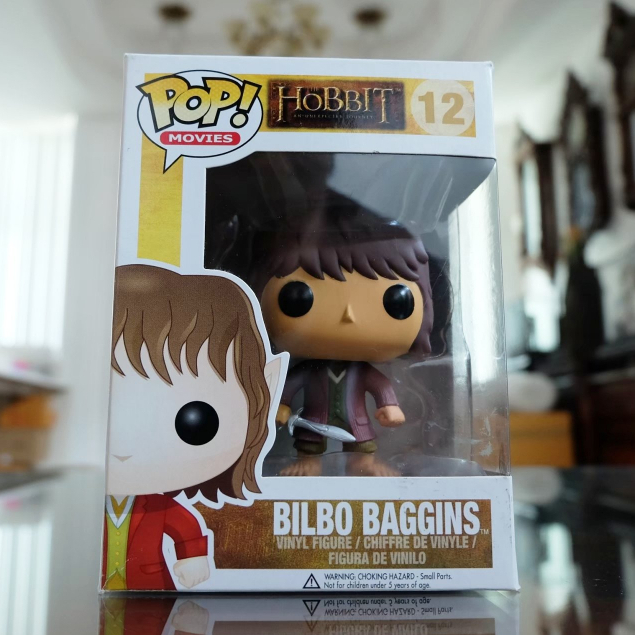 ⭐[Rare]⭐ Funko Pop Hobbit - Bilbo Baggins 12 มือ 2  กล่อง 7/10 สภาพเก่าเก็บตามกาลเวลา Lot JP