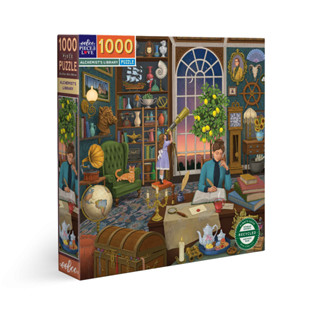 eeBoo Alchemists Library 1000 Pc Square Puzzle