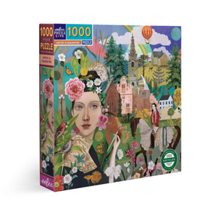 eeBoo Artist &amp; Daughter 1000 Square Puzzle