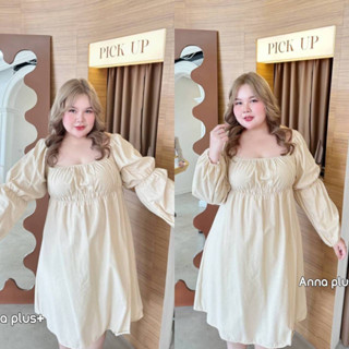 🔥Plussize🔥เดรสคนอ้วน🔥อก 40-52  เอว 34-44