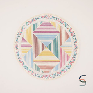 SARABARN Bohemian Round Mat | พรม พรมโบฮีเมียน