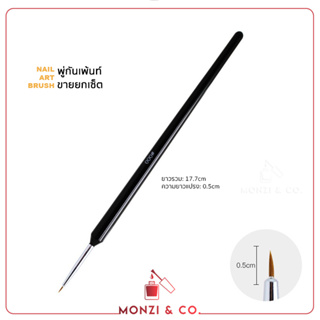 พร้อมส่งทุกวัน Nail Art Liner Brushes Set ชุดพู่กันเพ้นท์เล็บ ปลายแหลม หัวสั้นเหมาะสำหรับมือใหม่ มี 3ขนาด ตัดเส้นคม