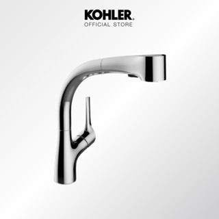 KOHLER Elate pullout spray kitchen faucet ก๊อกผสมอ่างล้างจานชนิดฝักบัว รุ่นอีเลท K-13963T-C4-CP