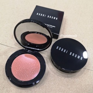 Bobbi Brown Pot Rouge For Lips and Cheeks 3.7 g. สี Powder Pink ปัดแก้มเนื้อครีมที่ใช้ได้ทั้งแก้มและริมฝีปาก