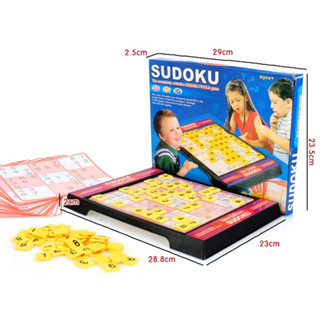 ซูโดกุพลาสติก 9x9 ช่อง Sudoku Plastic (แผ่นโจทย์แบบเสียบ ไม่ต้องวางโจทย์เองค่ะ)