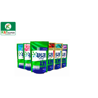 บรีส เอกเซล น้ำยาซักผ้าสูตรเข้มข้น 650 - 750 มล. Breeze Excel Liquid Detergent 650-750 ml (แพ็ค 3 ถุง)