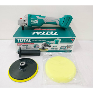 Total เครื่องขัดสีรถยนต์ 6 นิ้ว ไร้สาย 20 โวลท์ รุ่น TAPLI2001 (Lithium-Ion Angle Polisher)