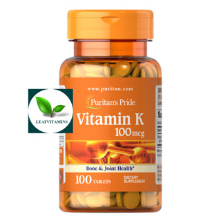 Puritans Pride Vitamin K 100 mcg / 100 Tablets