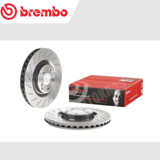 BREMBO จานเบรคหน้า ขนาด 344มิล (เจาะรู) BENZ CLS C218, X218 (250CDi 350CDi) HC) 2011-2017 D09 B855 51