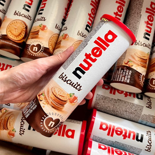 🚚ค่าส่งถูก🚚 Nutella Biscuits กล่องกลมรุ่นใหม่ 12 ชิ้น นำเข้าแท้💯 บิสกิตสอดไส้นูเทลล่า