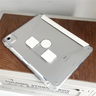 Gen11A16อะคริลิค 360องศา เคสไอแพด for gen5/6/7/8/9/10 air4/5/6/7 Pro11/Pro12.9 Mini6/7 Air1/2 9.7 ใส่ปากกาได้ เคส iPad
