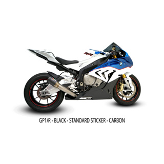 ท่อ Austin Racing สำหรับ MJV S1000RR 2017-2018 | DE-CAT GP1R BLACK TIP WITH CARBON CAN