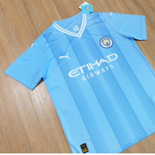 [AAA]เสื้อฟุตบอลแมนซิตี้ เหย้า Mancity 2023/24 เกรดAAA